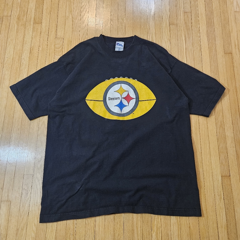 Vintage Pittsburgh Steelers T shirt Pro Player 2XL NFL Football Experience 1996